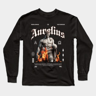Marcus Aurelius stoic streetwear Long Sleeve T-Shirt